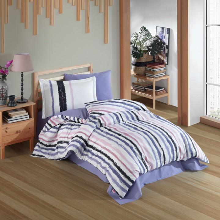 Постельное белье HOBBY поплин TREND синий