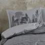 Постельное белье HOBBY поплин TULLY серый