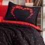 Постельное белье HOBBY сатин Exclusive AMORE черный