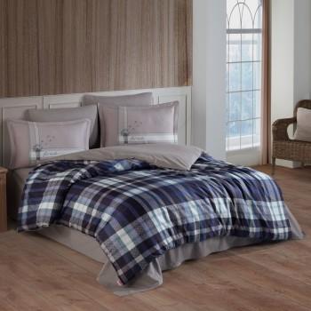 Постільна білизна HOBBY Premium Sateen AURA синій 300TC