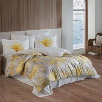 Постільна білизна HOBBY Premium Sateen SILVANA жовтий 300TC