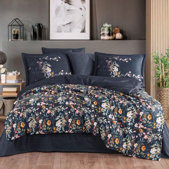 Постільна білизна HOBBY Premium Sateen ALESSIA чорний 300TC