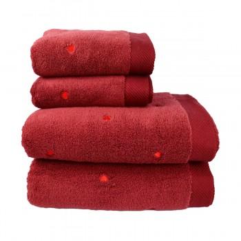Рушник Hobby Lubow/Love Microcotton фуксія махровий