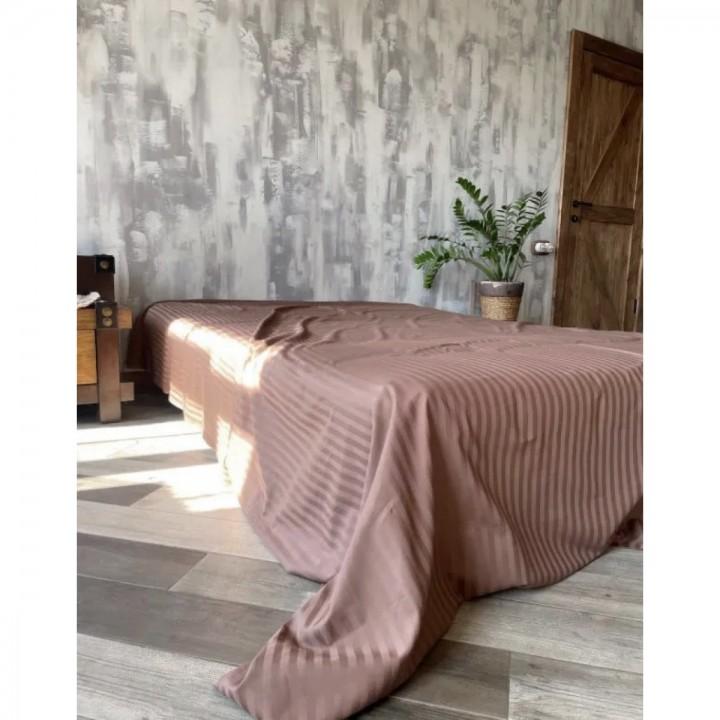 Простынь Lighthouse Mf Stripe Cappuccino страйп-микрофибра