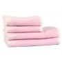 Полотенце Maisonette Bamboo Leaf розовое бамбуковое махровое