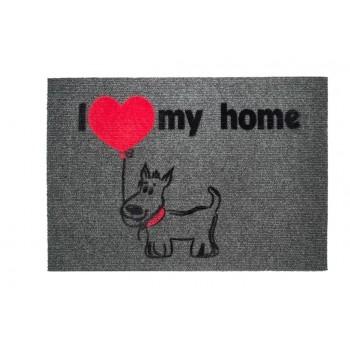 Килимок придверний Izzihome Luna Italyan Gri My Home Kopek