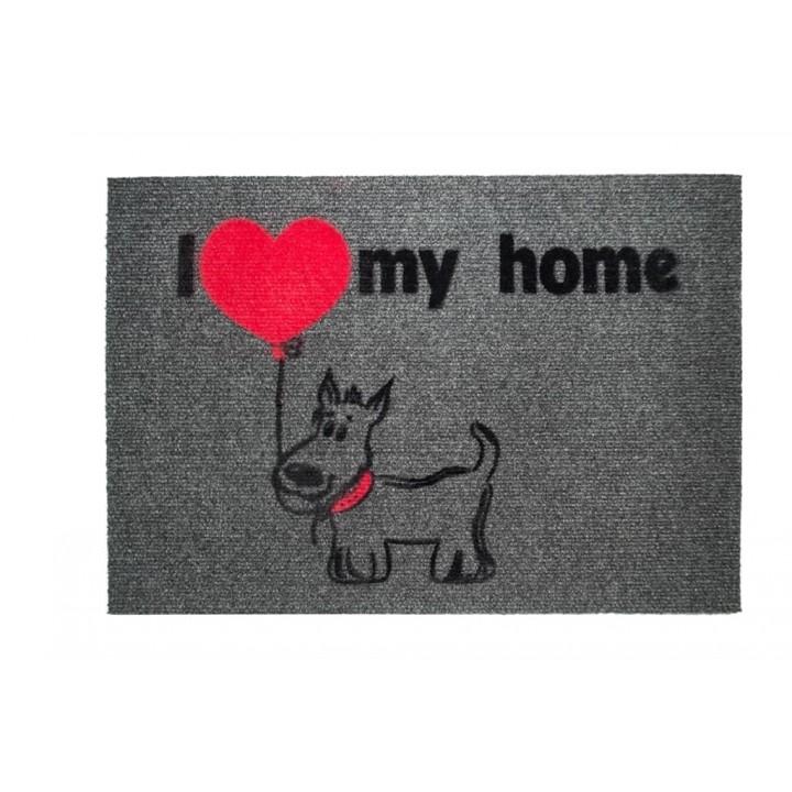 Килимок придверний Izzihome Luna Italyan Gri My Home Kopek