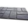 Коврик придверный Izzihome Torn Brick графит