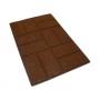 Коврик придверный Izzihome Torn Brick коричневый