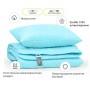 Набор одеяло и подушка MirSon EcoSilk Демисезонный 1658 Eco Light Blue антиаллергенный