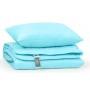 Набор одеяло и подушка MirSon EcoSilk Демисезонный 1658 Eco Light Blue антиаллергенный