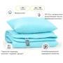 Набор одеяло и две подушки MirSon BamBoo Демисезонный 1685 Eco Light Blue антиаллергенный