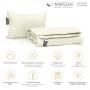 Набор одеяло и подушка MirSon Тенсель Демисезонный 1671 Eco Light Creamy антиаллергенный