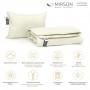Набор одеяло и две подушки MirSon Тенсель Демисезонный 1674 Eco Light Creamy антиаллергенный