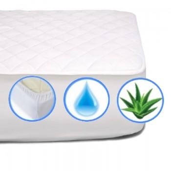 Наматрацник MirSon Natural Line №967 Стандарт Cotton Aloe Vera непромокальний з гумкою по периметру