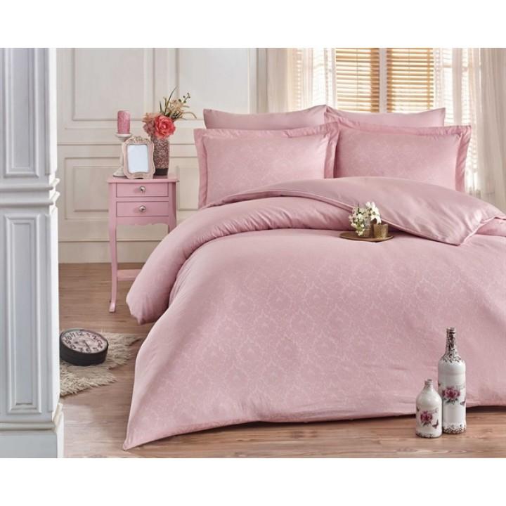 Постельное белье HOBBY сатин Exclusive Diamond Damask пудра