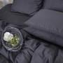 Простирадло MirSon 0240 Iron grey сатин сірий luxe