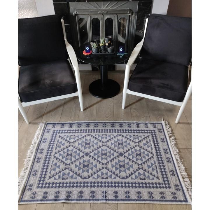 Килим Izzihome Lara light LR4 Mavi бавовняний