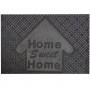 Коврик придверный Izzihome Parga Gri Home Sweet Home серый