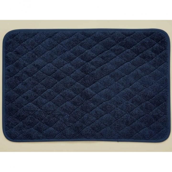 Килимок махровий Maisonette Diamond синій 45*65