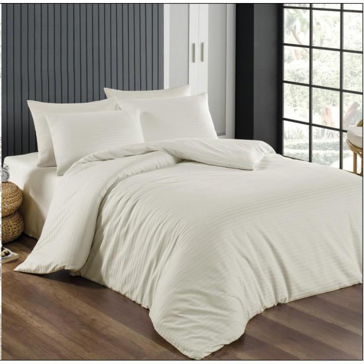 Постельное белье Lighthouse Sateen Stripe Cream