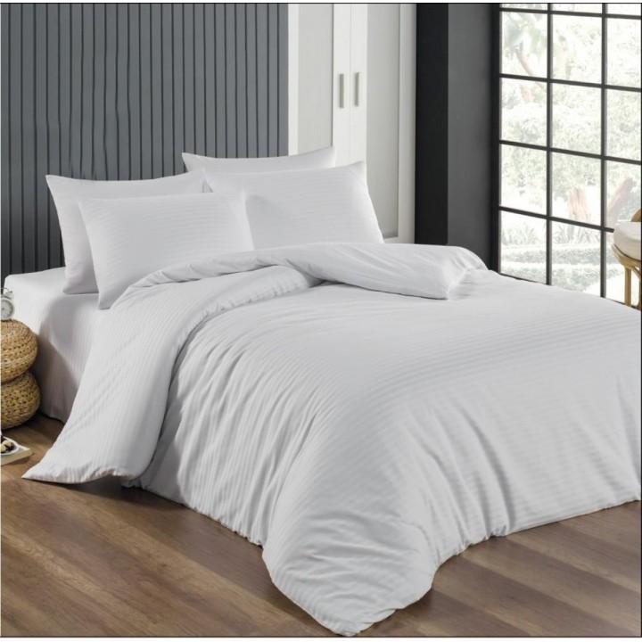 Постельное белье Lighthouse Sateen Stripe White