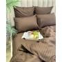 Постельное белье Lighthouse Sateen Stripe Brown