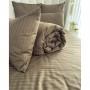 Постельное белье Lighthouse Sateen Stripe Brown