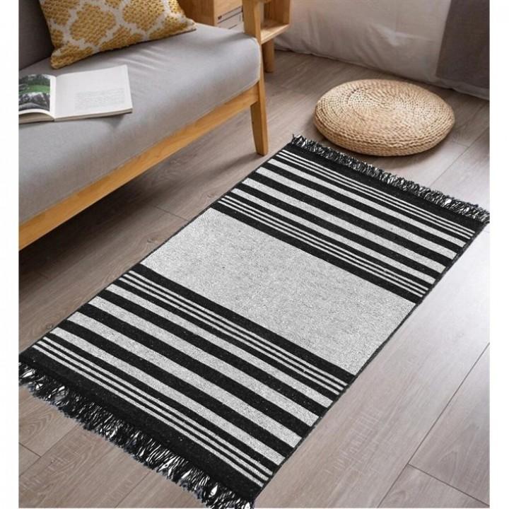 Килим Izzihome Lara LR02 Siyah Beyaz