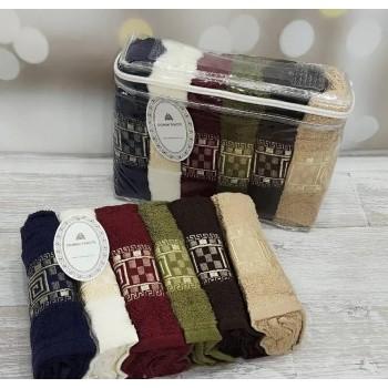 Набір махрових рушників 30*50 в асортименті 6 шт