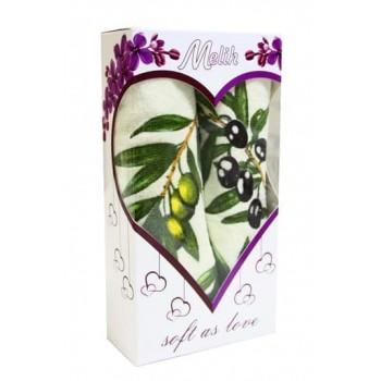 Подарунковий Набір рушників IzziHome Olives 2шт