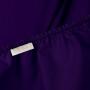 Двоспальна постіль з простирадлом на гумці Dark Plum CS1 COSAS Фіолетовий 180х220 см
