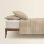 Полуторное постельное белье BEIGE GEOMETRY CS7 COSAS Бежевый 160х220 см