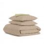 Полуторная постель с простыней на резинке BEIGE GEOMETRY CS5 COSAS Бежевый 160х220 см