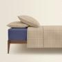 Полуторная постель с простыней на резинке BEIGE GEOMETRY CS6 COSAS Бежевый 160х220 см
