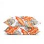 Двуспальное постельное белье ORANGE PALMS CS2 COSAS оранжевый 180х220 см