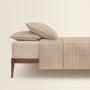 Євро постільна білизна BEIGE GEOMETRY CS2 COSAS Бежевий 200х220 см