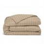 Євро постільна білизна BEIGE GEOMETRY CS4 COSAS Бежевий 200х220 см