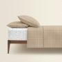 Євро постільна білизна BEIGE GEOMETRY CS8 COSAS Бежевий 200х220 см