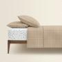 Євро постільна білизна Beige Geometry CS9 COSAS Бежевий 200х220 см