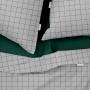 Євро постільна білизна GREY GEOMETRY CS4 COSAS сірий 200х220 см