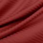 Полуторная постель сатин с простыней на резинке BURGUNDY Cosas Красный 160х220 см
