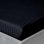 Двуспальная постель сатин с простыней на резинке ONYX CS1 Cosas черный 180х220 см