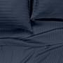 Евро постель сатин с простыней на резинке DENIM CS1 Cosas Сапфир 200х220 см
