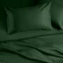 Двуспальное постельное белье сатин GREEN Cosas Зеленый 180х220 см