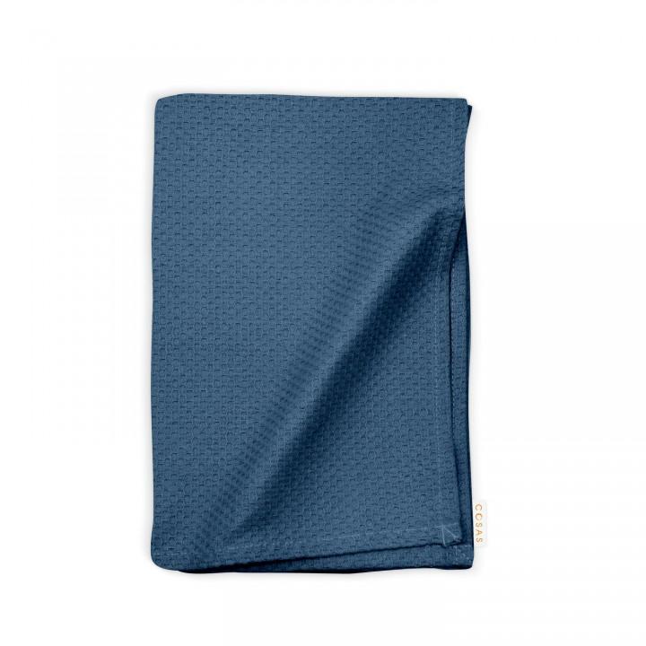Дитячий плед COSAS WAFFLE BLUE Піке  Синій