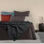 Покрывало 160х230 Panther Knitted Braid COSAS черный