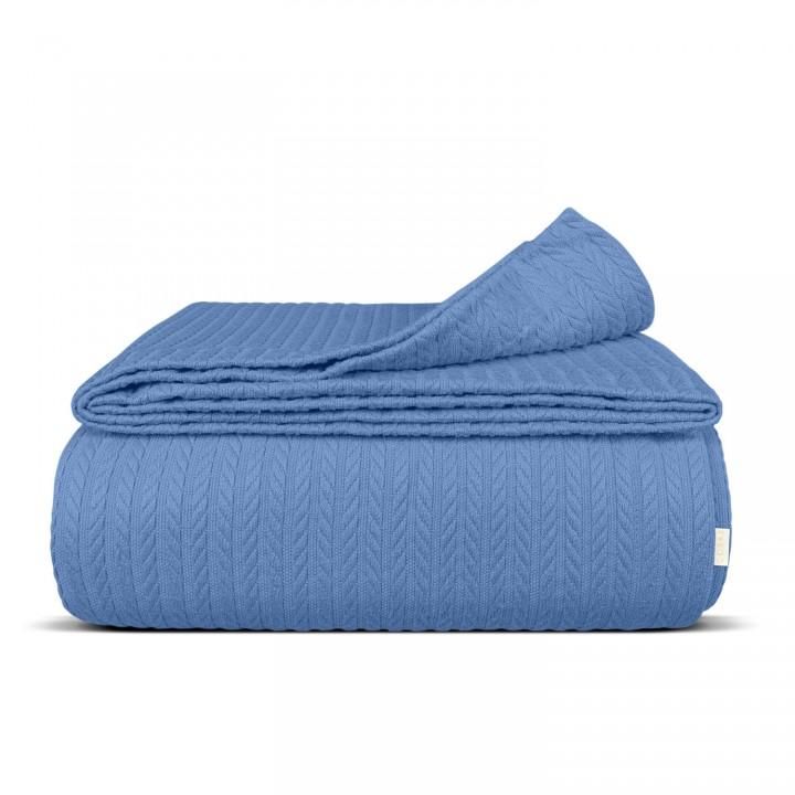 Покрывало 230х240 Cloud Knitted Braid COSAS небесный