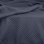 Покрывало 230х240 Stormy Knitted Braid COSAS стальной