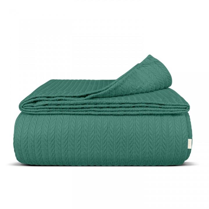 Покрывало 240х260 Agave Knitted Braid COSAS агава